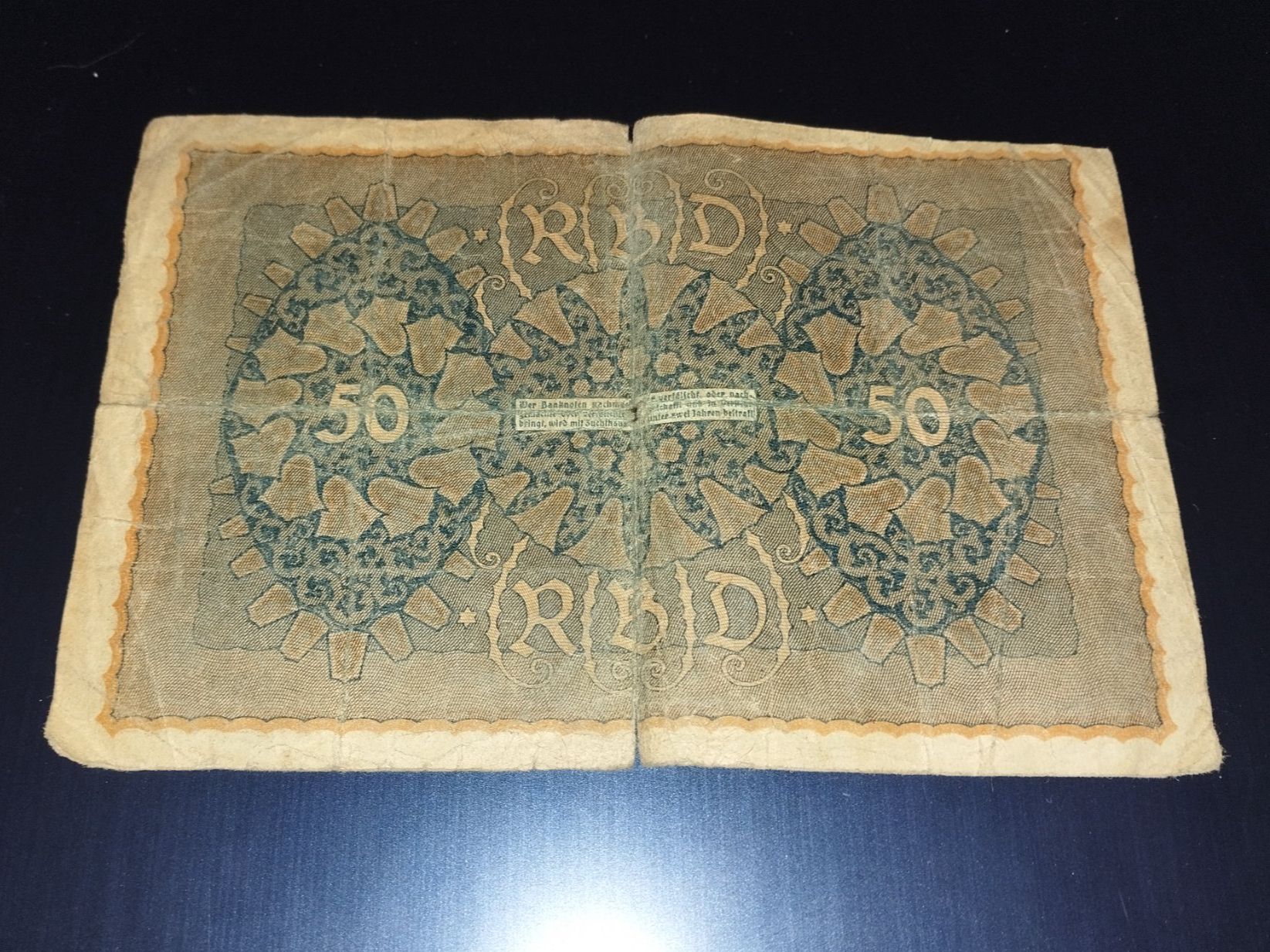 Banconote: Billet 50 Mark Allemagne 1919 – Usato da Collombey venduto da Anoushka83 1
