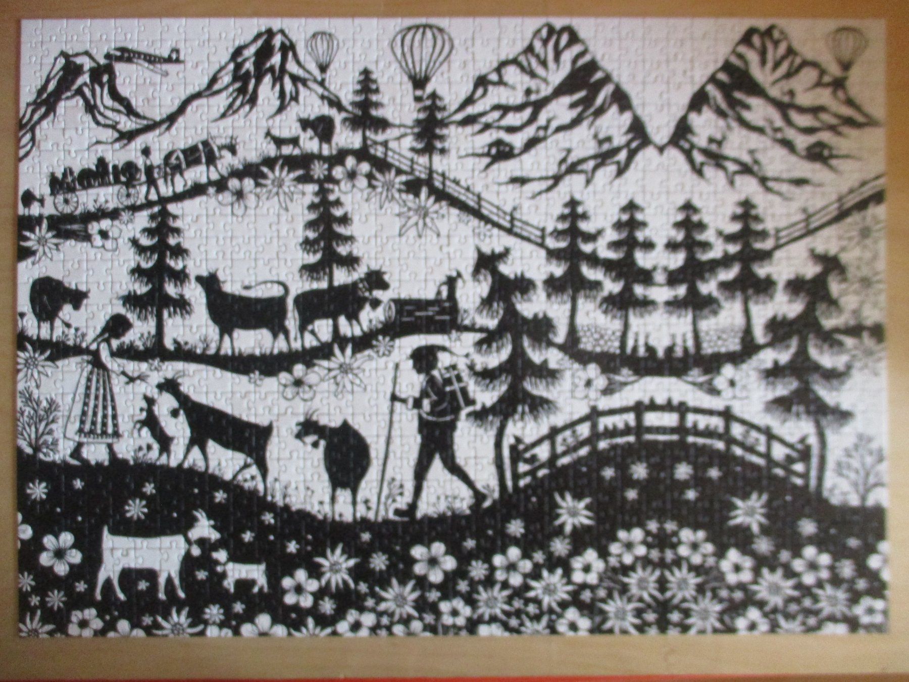 Puzzles: Puzzle Scherenschnitt 2 – D'occasion à Birsfelden par alles-muss-raus 1