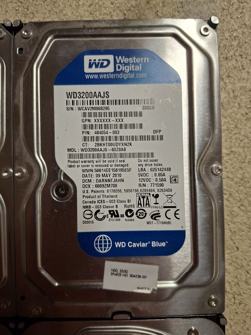 Western Digital Harddisks: 9 Stück WD Western Digital Festplatten – Gebraucht aus Willisau von mwi-dev 1
