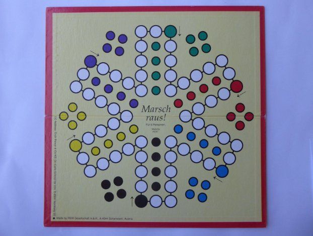 Giochi: 2 x beidseitiger Spielplan Eile mit Weile, Halma, PERI – Usato da Turbenthal venduto da Nautop 1
