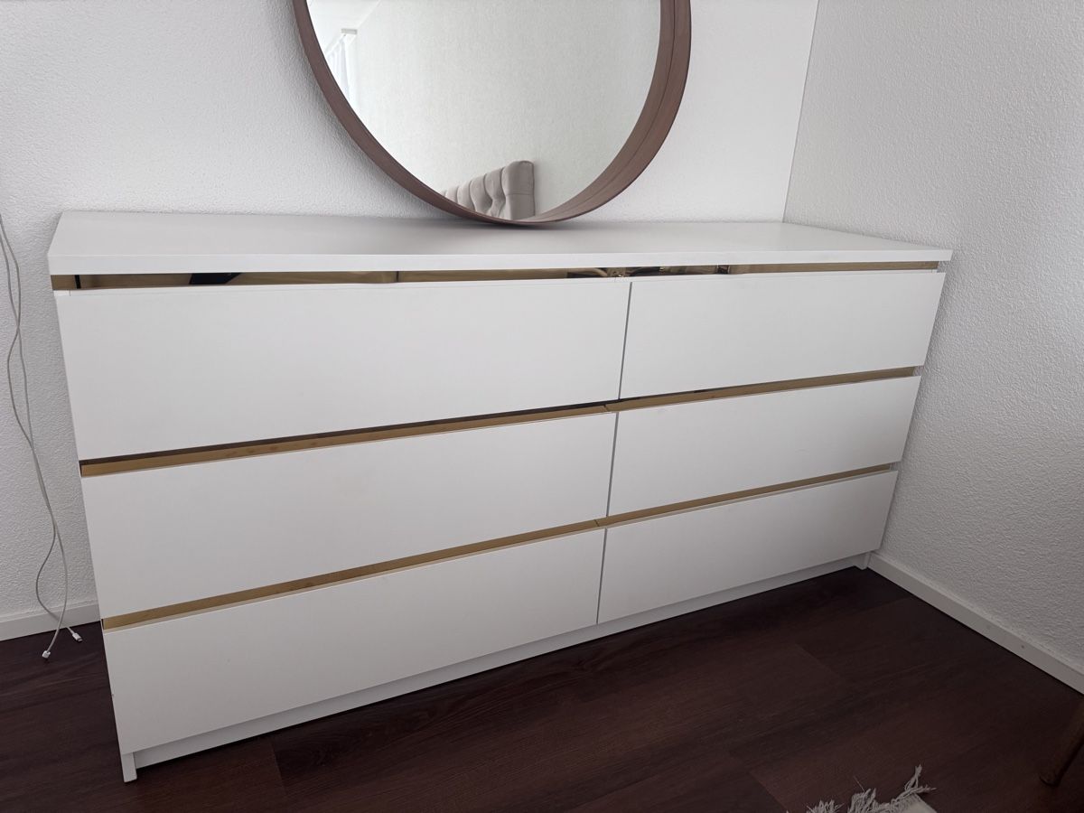 Ikea Malm Kommode, weiss, 6 Schubladen, Top Zustand! (Gebraucht) in Tagelswangen für CHF 80 – nur Abholung auf Ricardo kaufen