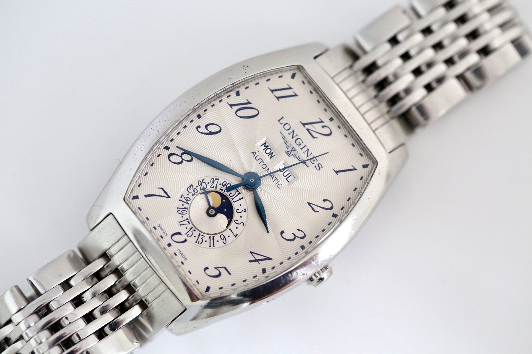 Longines Uhren: Longines Evidenza Herrenuhr mit Mondphase – Gebraucht aus Reinach BL von Han-Numismatik 2
