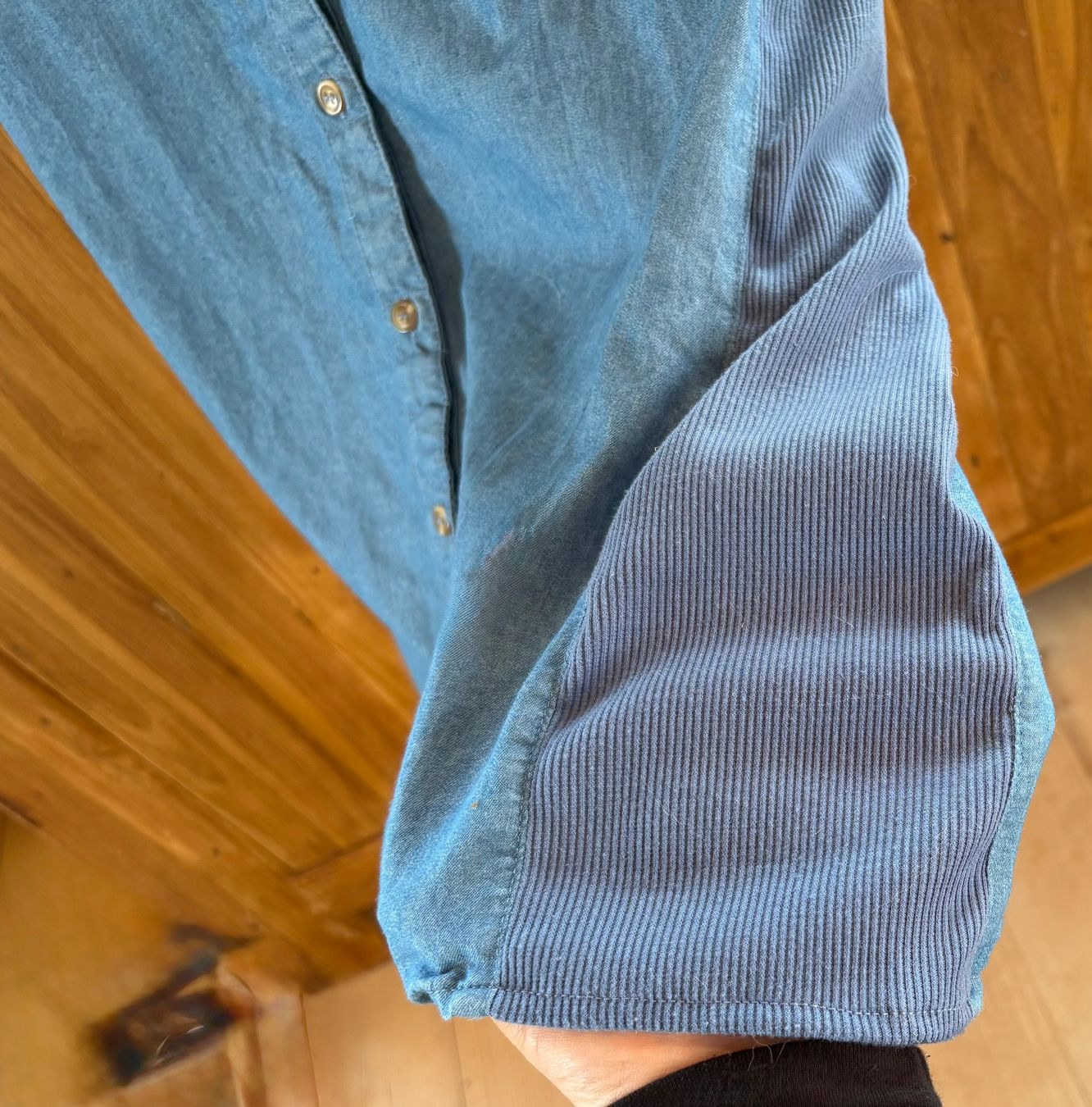 Robes: Kleid/Blusenkleid/ Hemdkleid Jeans mit Einsatz,Gr.S – Neuf (Voir description) à Siblingen par Vany_McDougall 4
