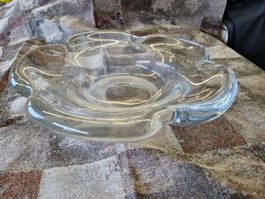 Daum Nancy Large Art Glass 6.4 Kg Glasschale Mid 20 Century