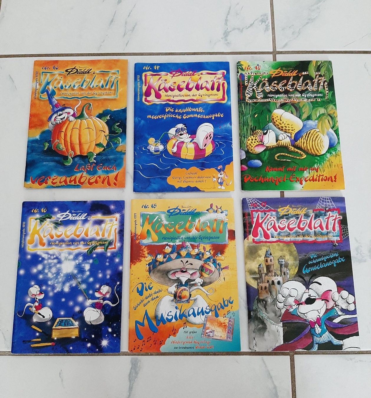 Riviste & Magazine: 6 Diddls Käseblatt 1998/1999 – Usato da Rickenbach ZH venduto da clu87
