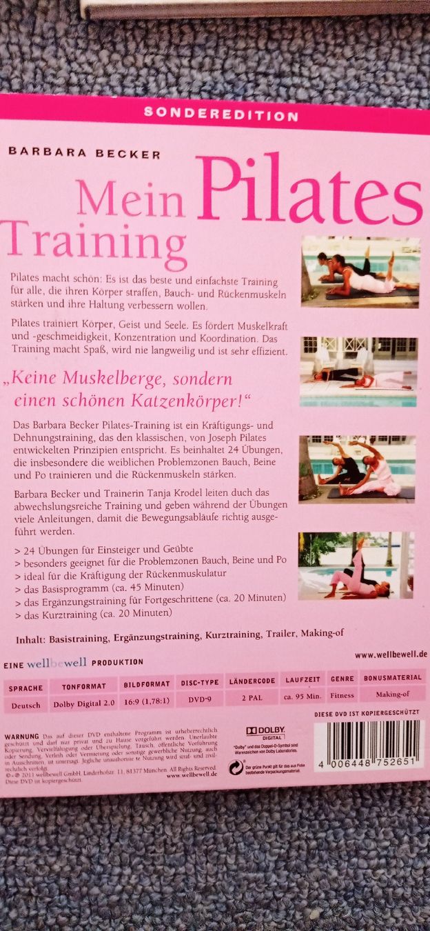 Tutti i DVDs: 3 Fitness-+ Pilates- DVDs – Usato da Maienfeld venduto da Alpenblume12 1