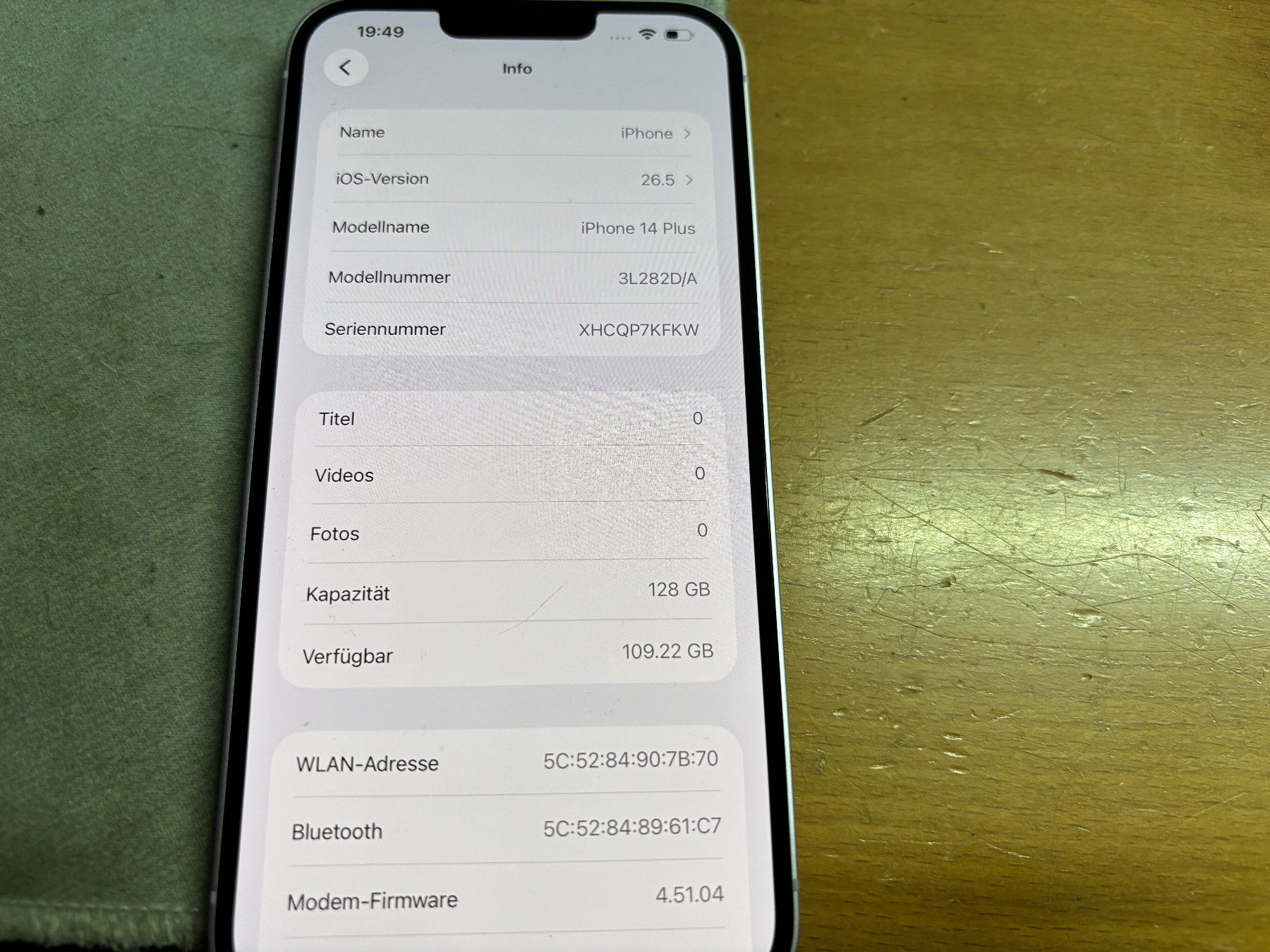 Apple Telefoni cellulari / Smartphones: Iphone 14 Plus 128Gb#71 – Usato da Au SG venduto da bah_6f5w 4