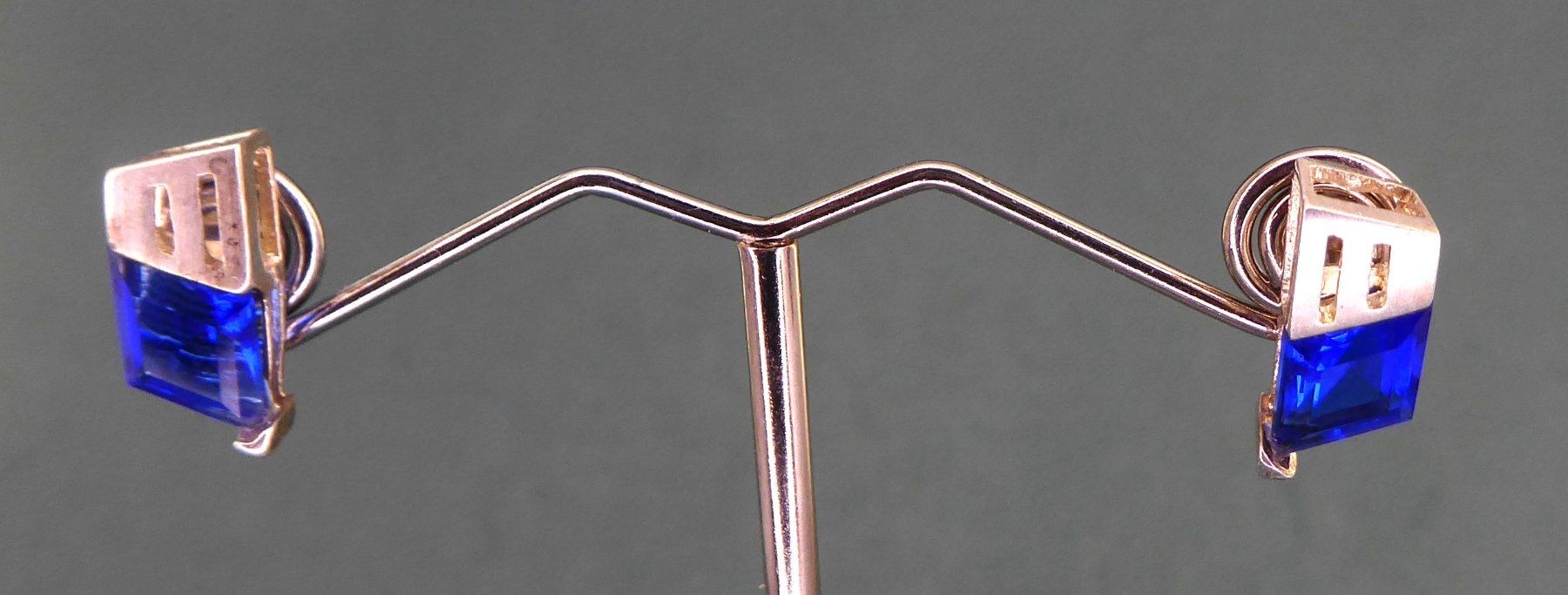 Orecchini pendenti & Orecchini a lobo: Ohrstecker 925 Silber mit synthetischen Steinen – Usato da Muri AG venduto da silvermouse007