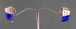 Ohrstecker 925 Silber mit synthetischen Steinen