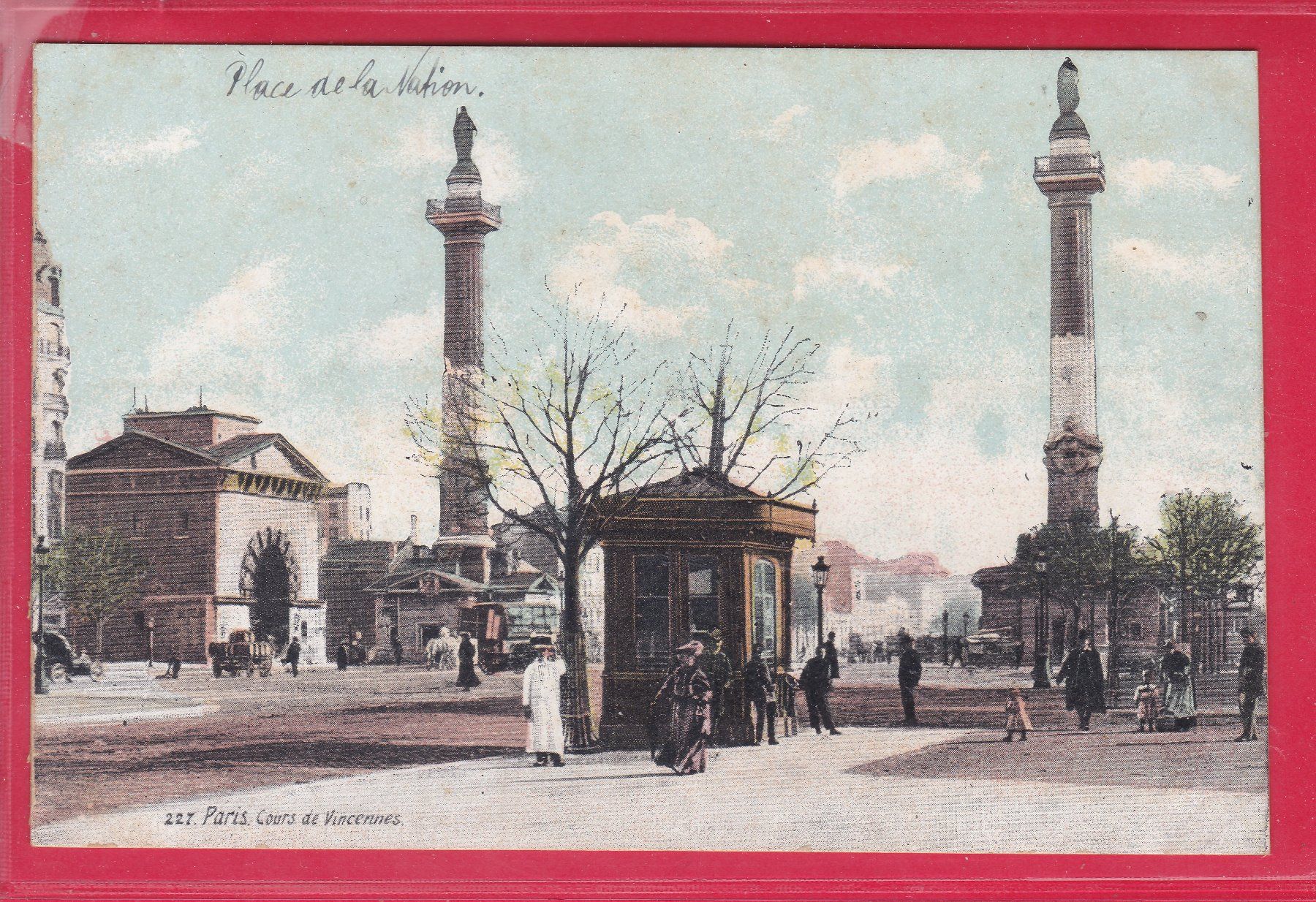 Cartoline postali: PARIS, COURS DE VINCENNES – Usato da Oberrieden venduto da Gebirgsstelze