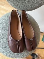 Tabu Ballerinas braun Zehenschuhe  Y2K Zara cos Massimo 