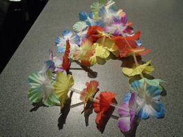 Blumenkette, farbig