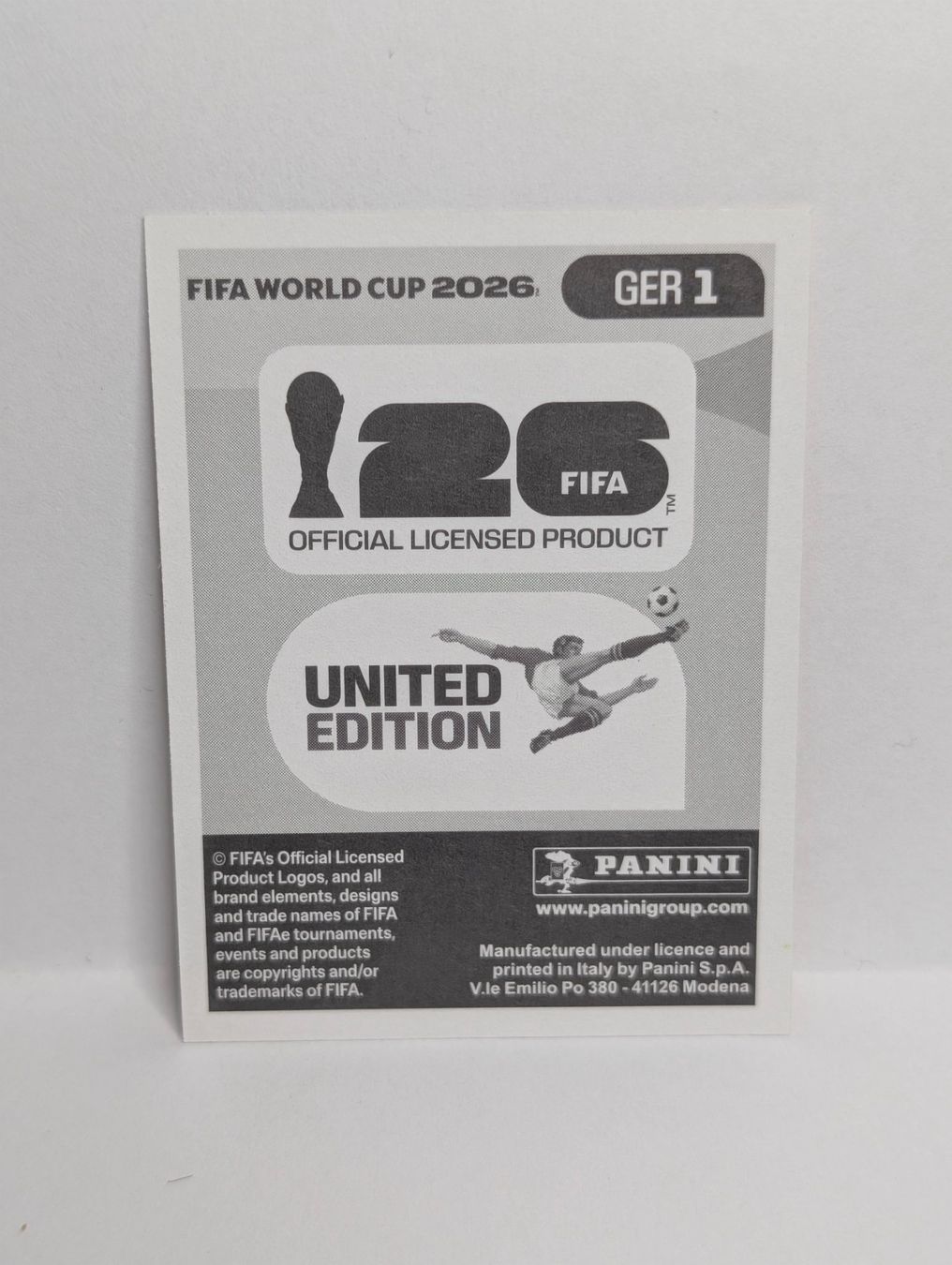 Panini Carte collezionabili: Panini WM 2026 - GER 1 - Emblem GERMANY – Nuovo (secondo la descrizione) da Founex venduto da amel89 1