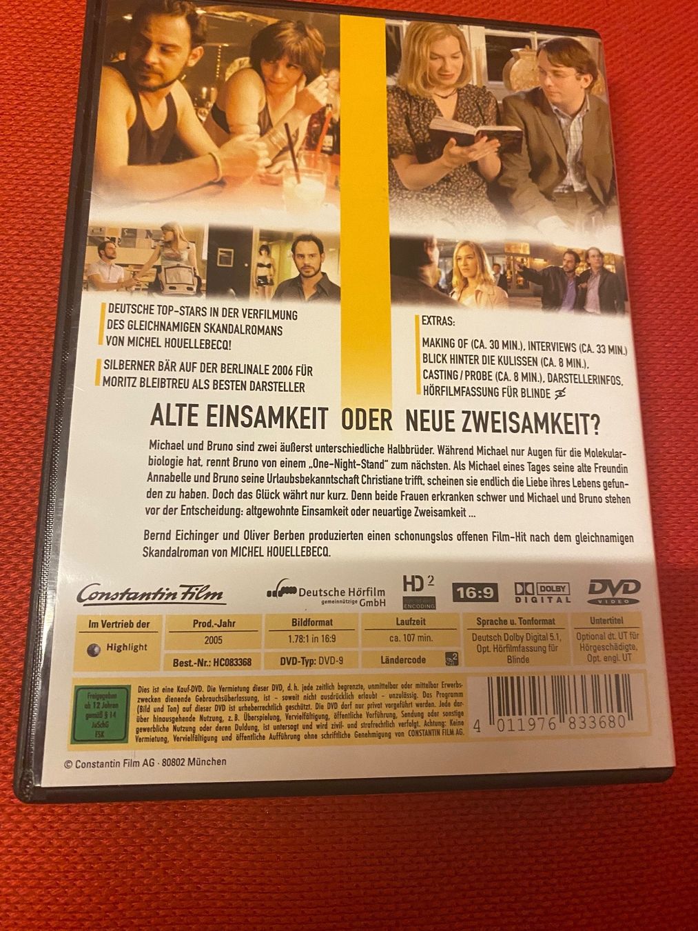 Tutti i DVDs: Elementarteilchen – Usato da Einsiedeln venduto da Penguin_Holmes 1