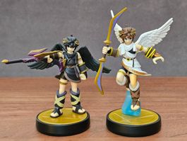 Super Smash Bros. - Pit & Dark Pit Amiibos / Wie Neu