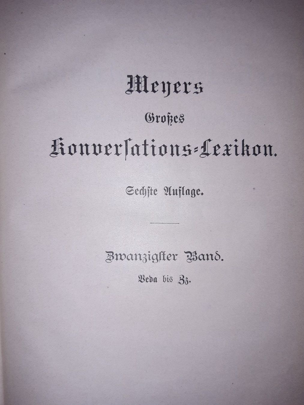 Libri: Meyers Konversations-Lexikon, 6.Auflage – Usato da Winterthur venduto da habakuk007 3