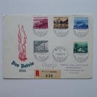 1957 Kellerhals PP Halbmond FDC franz.