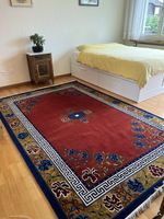 Handgeknüpfter Teppich Mandala