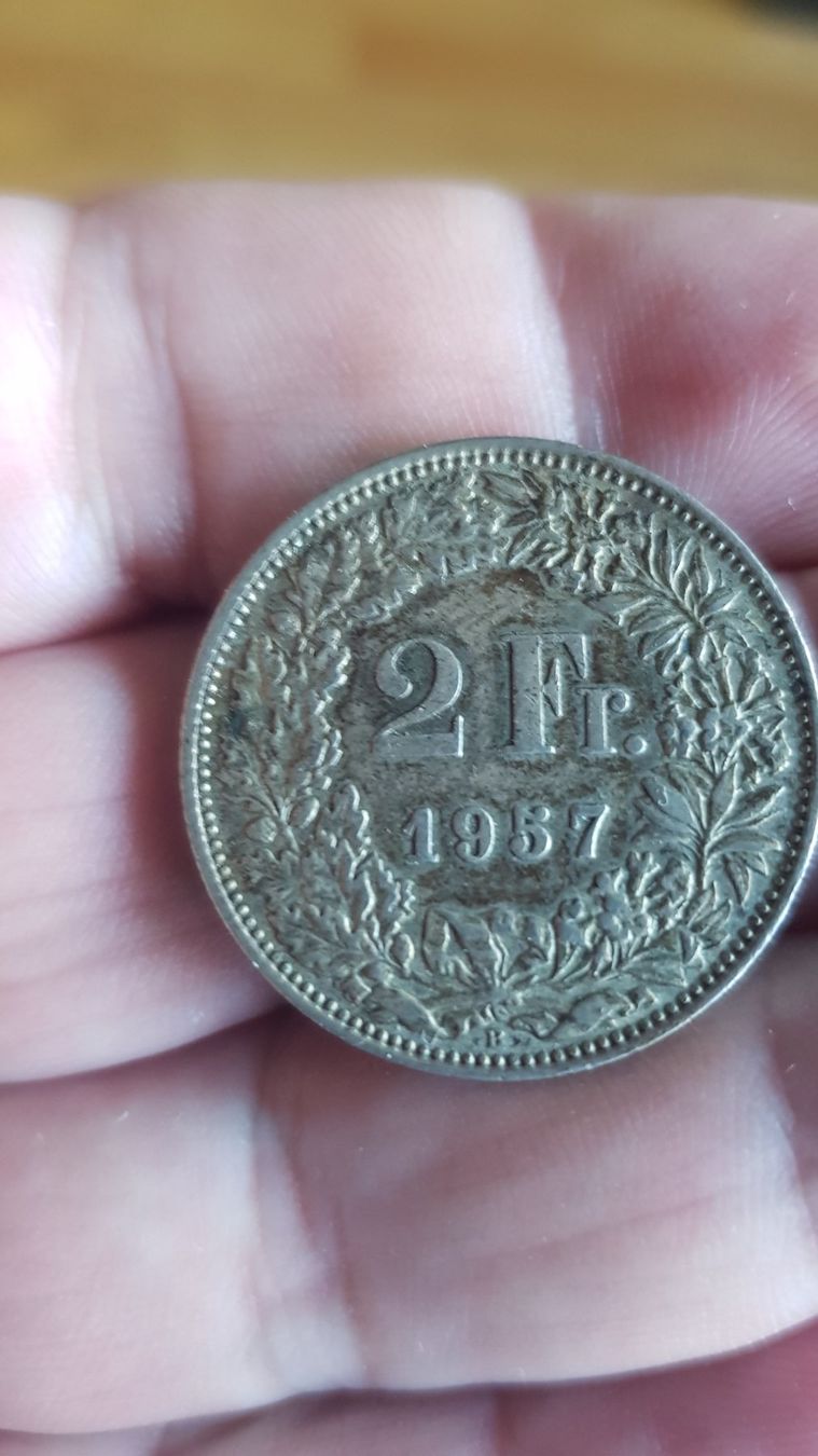 Toutes les monnaies: 2 Francs 1957 – D'occasion à Meyrin par menelaos77 1