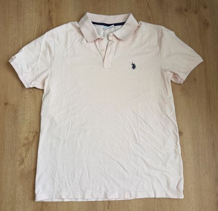 US Polo Assn. Polo Shirt Rosa Gr. L