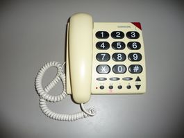Festnetztelefon Audioline mit extra grosser Tastatur analog