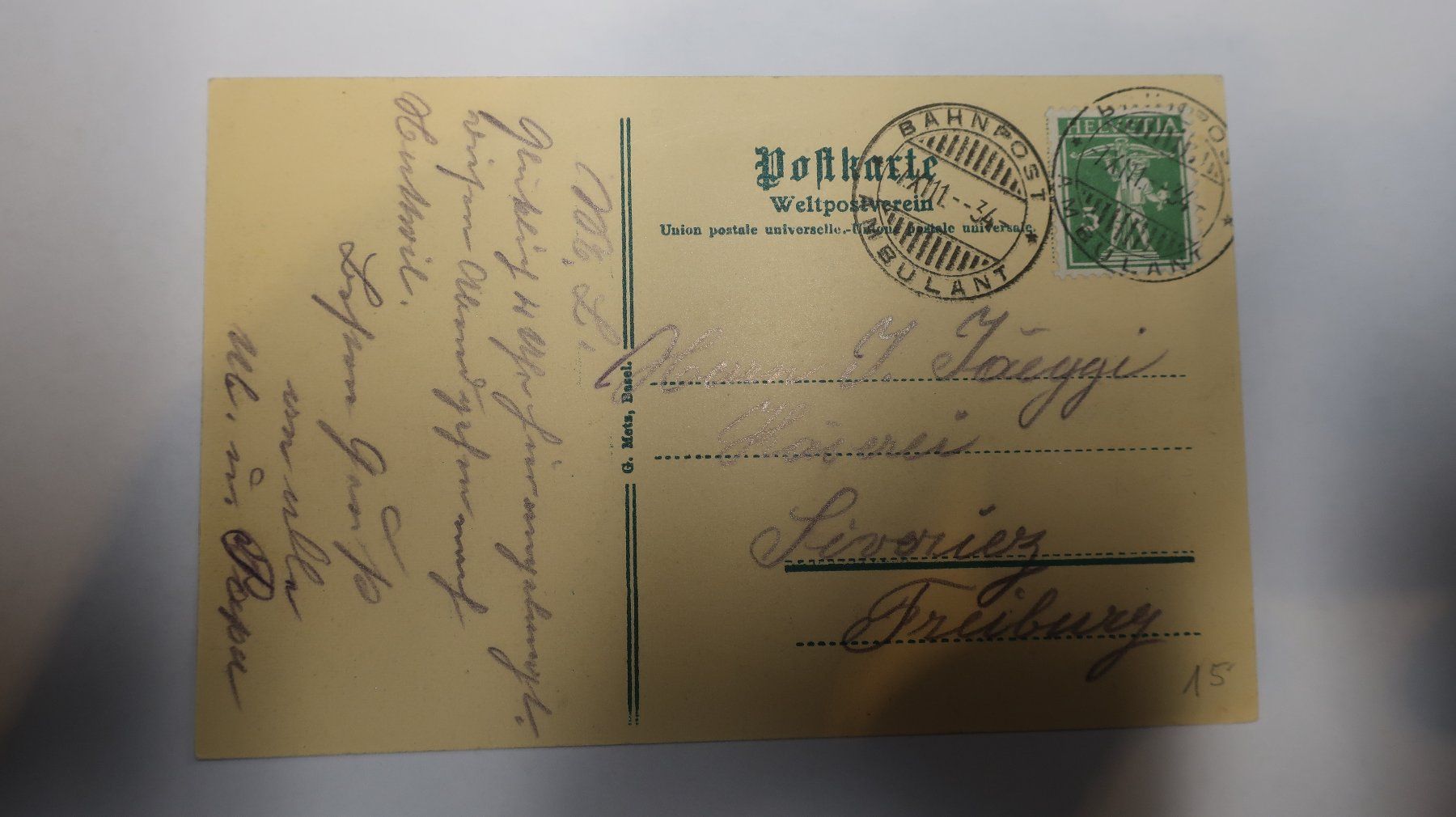 Cartoline postali: Langenthal. Marktgasse. 1934 – Usato da Cormoret venduto da Pascalll2001 4