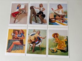 6 Postcards, The Great American Pin-Up - Taschen