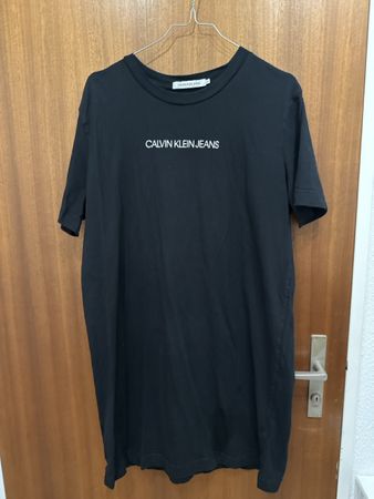T-Shirt Kleid Calvin Klein Jeans schwarz Grösse XL