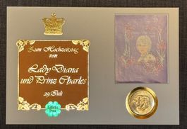Zum Hochzeitstag Lady Diana & Prinz Charles 29. Juli