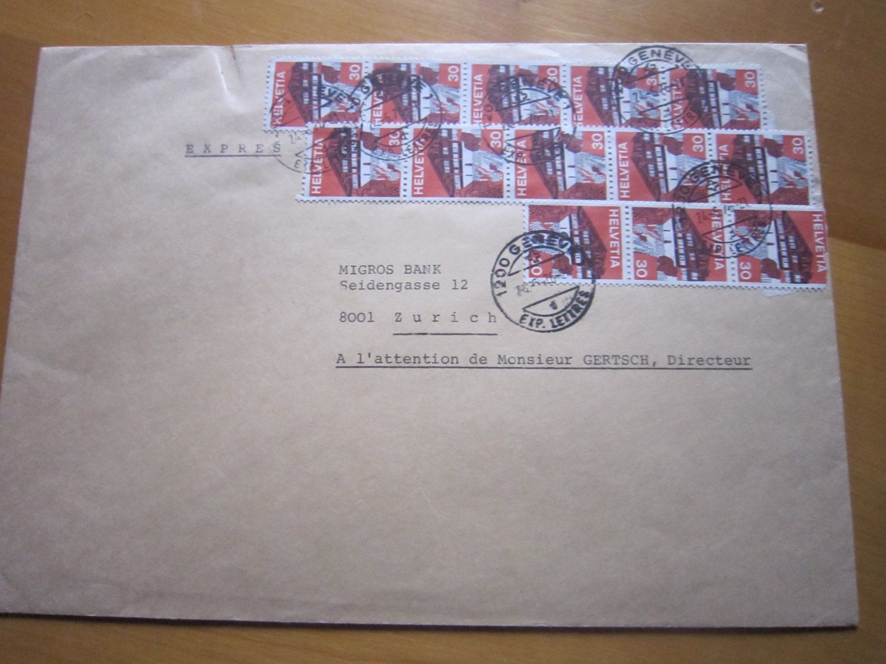 Tutti i francobolli: Mk2 Buntes Brief 1976 – Usato da Gordola venduto da Polentaefung