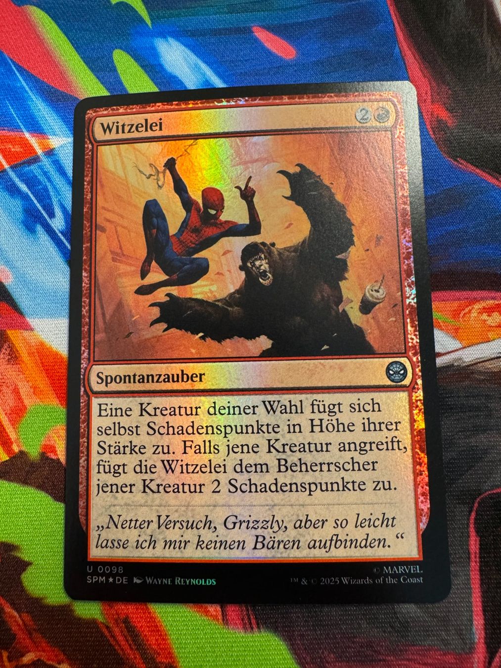 Magic The Gathering Carte collezionabili: Witzelei - Foil - Marvel's Spider-Man - Magic – Nuovo (secondo la descrizione) da Bülach venduto da Pfrenzel