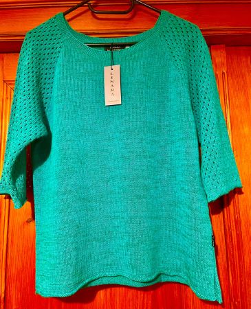 Shirt Gr. M Leinen & BW   pure Naturmode