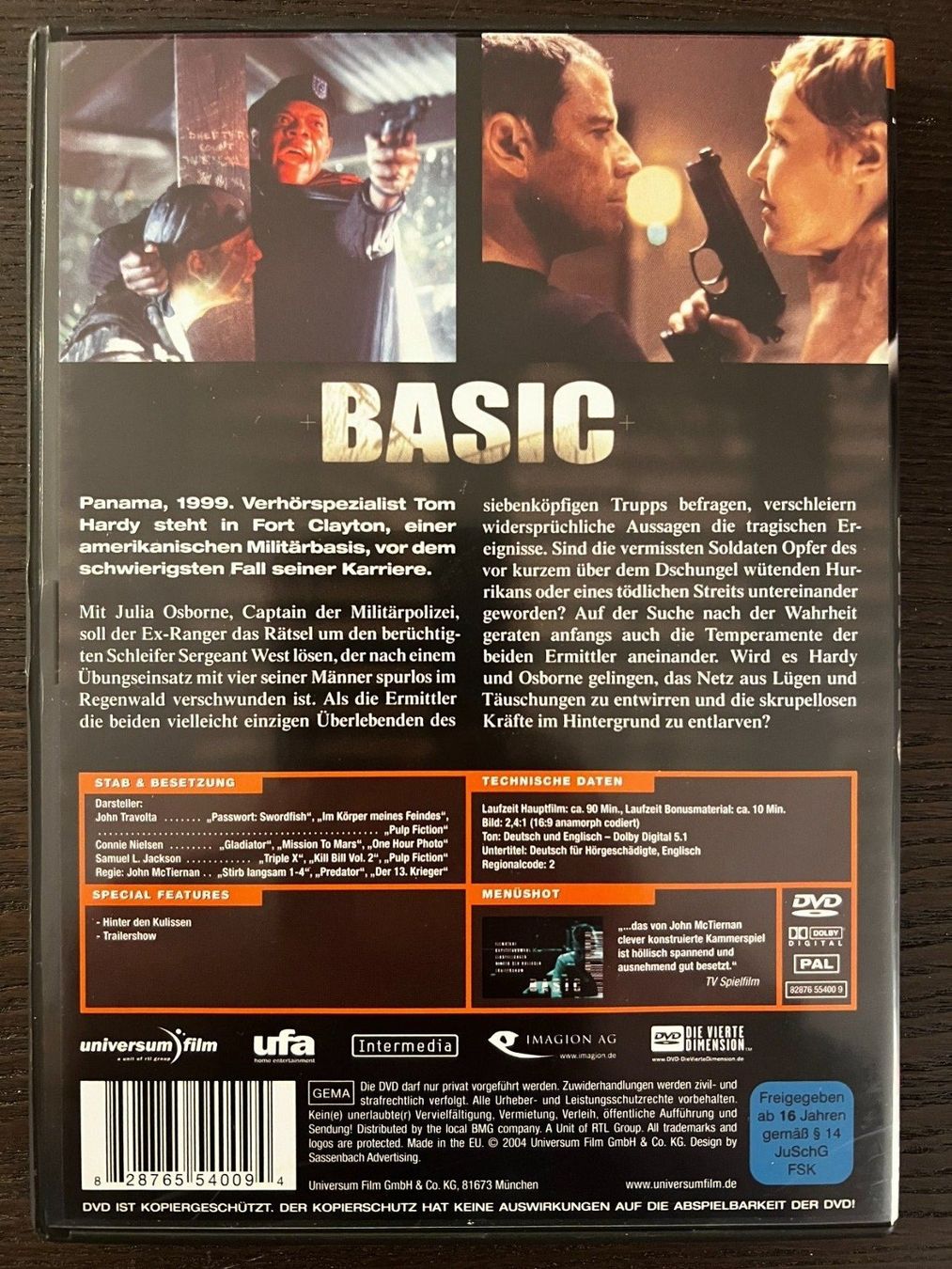 Tutti i DVDs: Basic – Usato da Zürich venduto da FilmFreunde 1