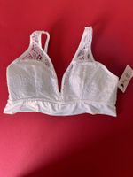 Spitzen-Bralette, LPB, Grösse XL, Farbe Weiss