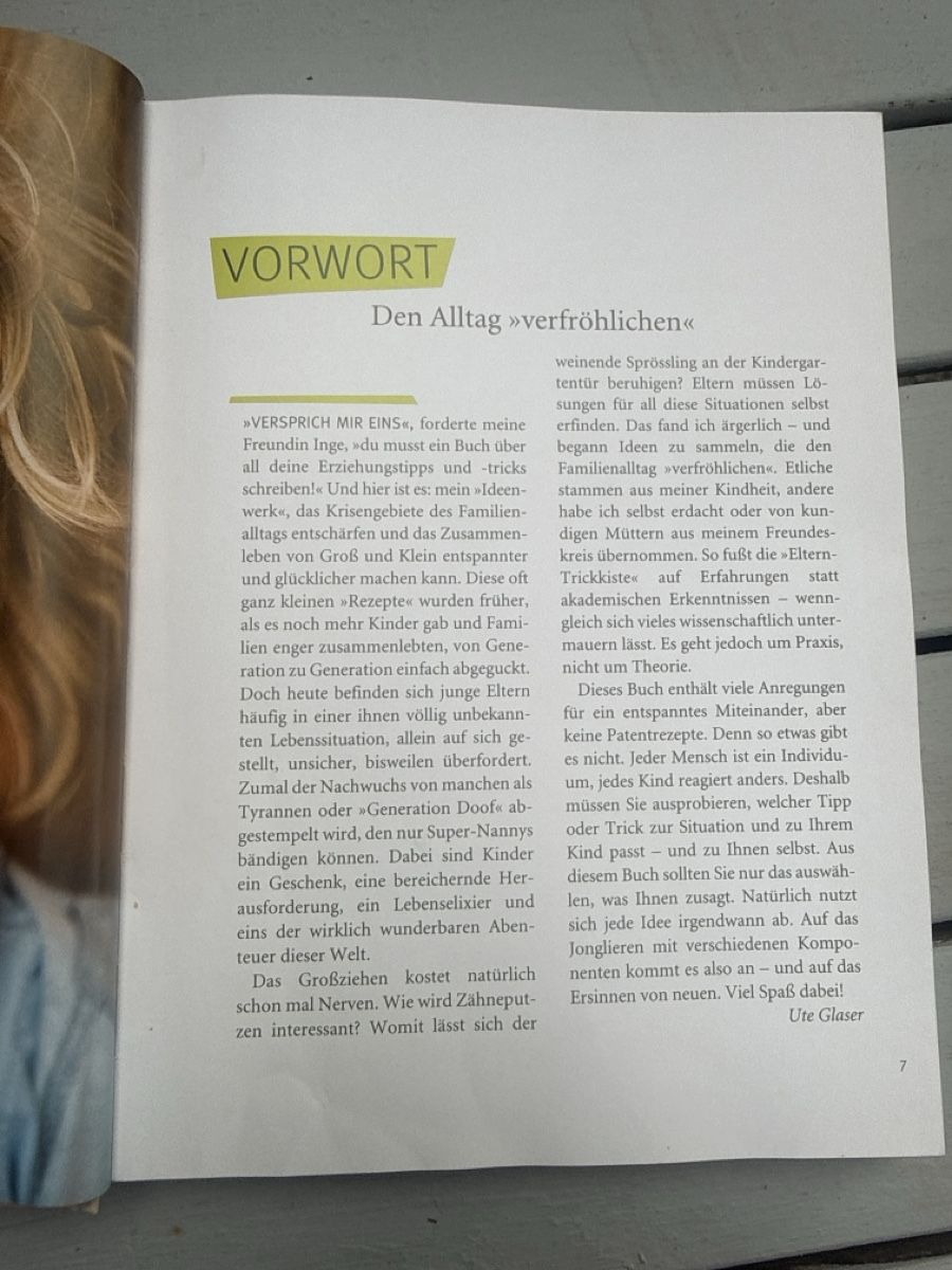 Livres: DIE ELTERN TRICKKISTE von Ute Glaser GU – Neuf (Voir description) à Zürich par Krikri21 5