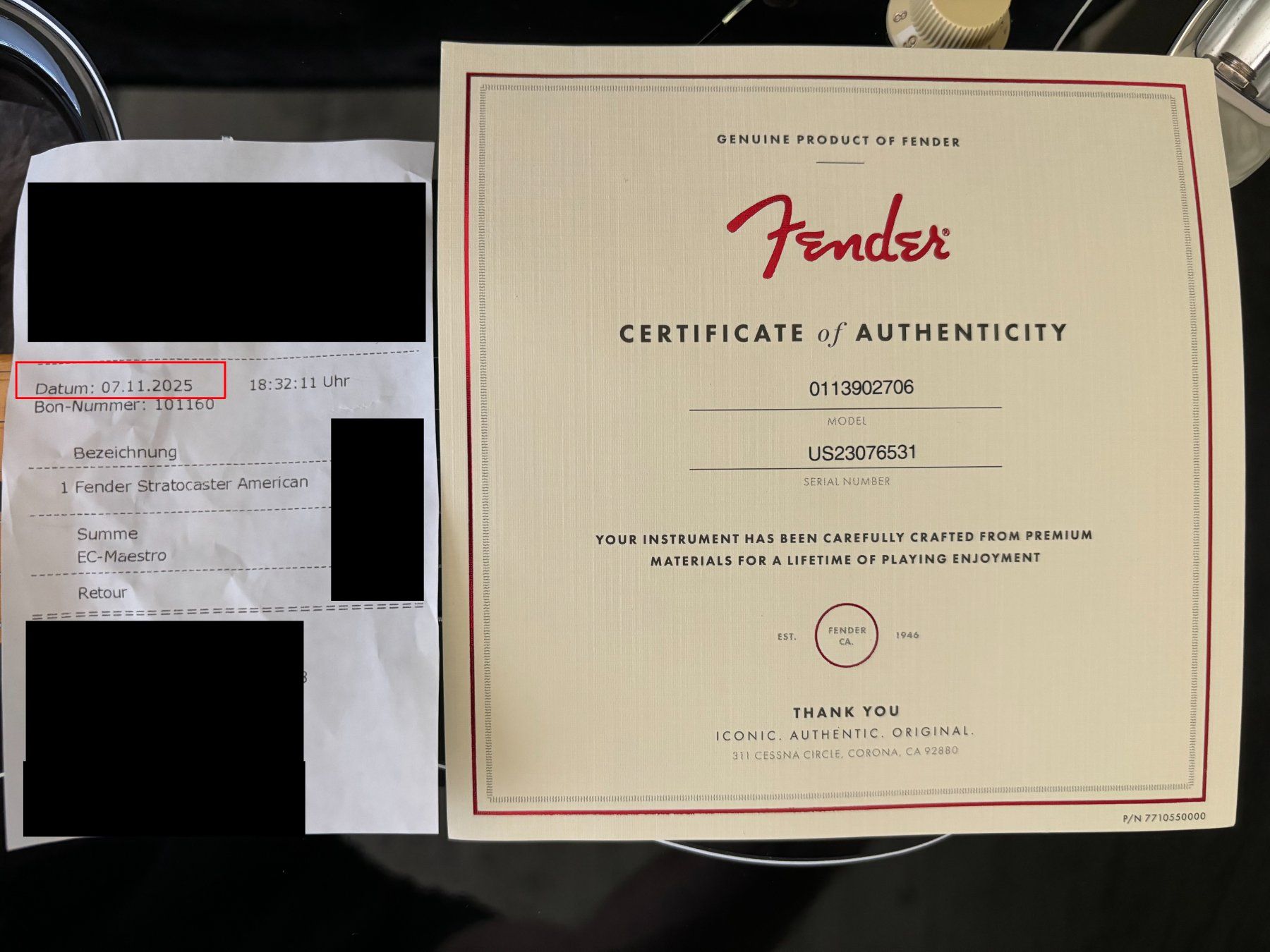 Fender Strumenti musicali: Fender Stratocaster American Professional II – Nuovo (secondo la descrizione) da Zürich venduto da ste_nqh7 5