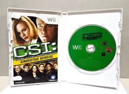 😎CSI Crime Scene Eindeutige Beweise ein Tropfen Blut  Wii