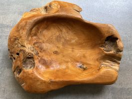Schöne Holzschale, Deko-Objekt, Unikat, ca. 55 x 47cm