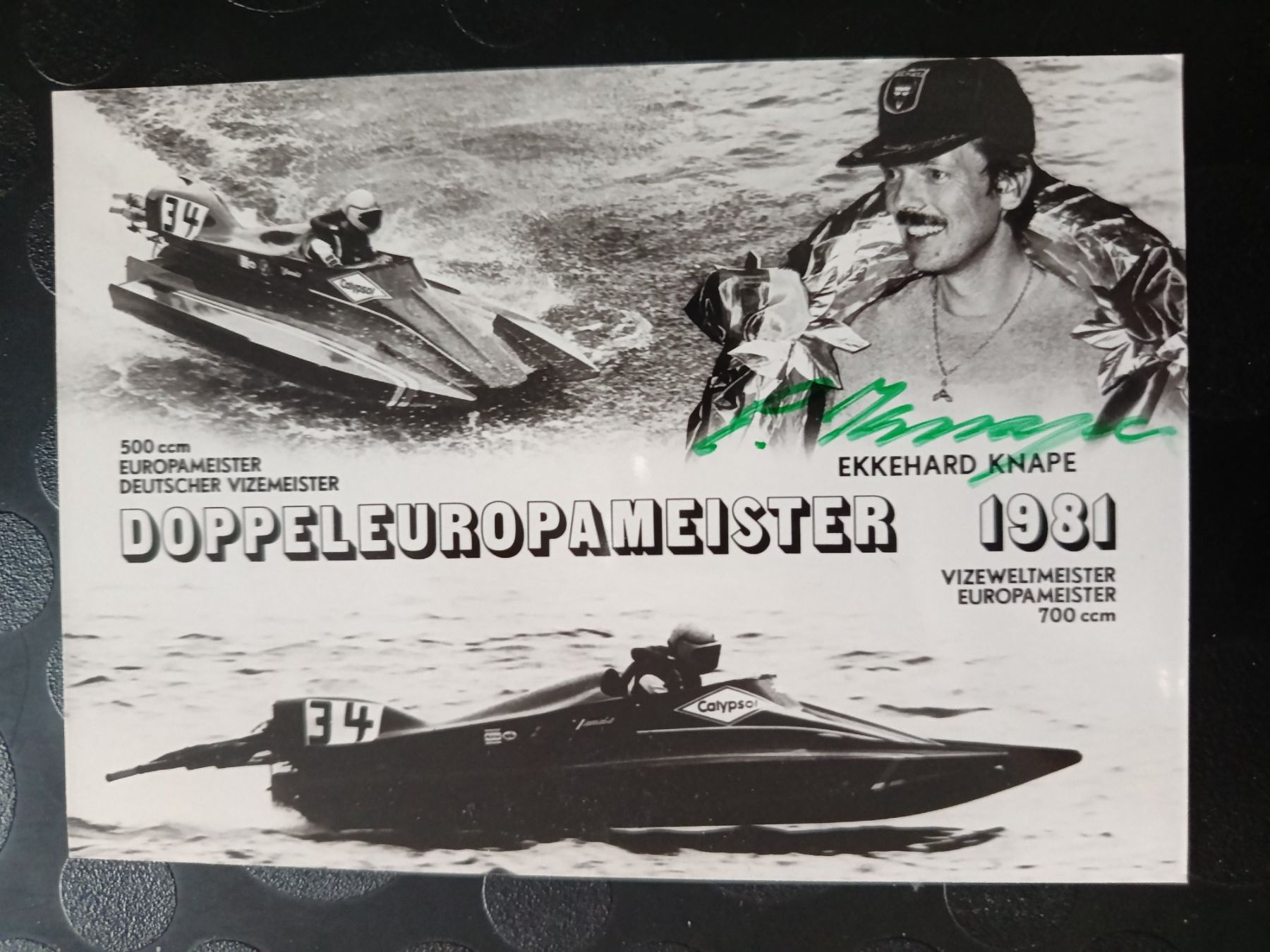 Autografi: Ekkehard Knappe - Handsigniert – Usato da Menziken venduto da Artographs