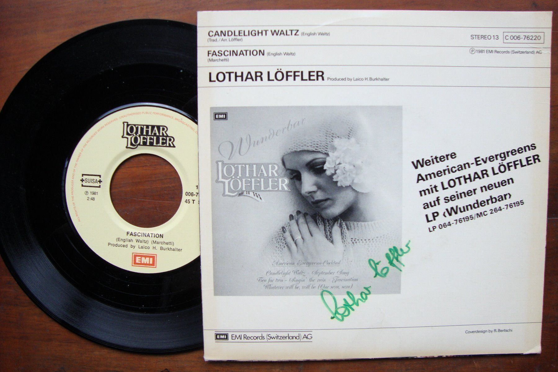 Dischi in vinile: Single/EP - LOTHAR LÖFFLER - MIT AUTOGRAMM - SELTEN – Usato da Bern venduto da Uli_10_11 1