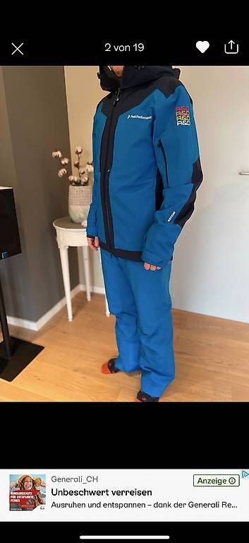 Completi: Neu: Peak Performance Skianzug Hose Jacke s  – Usato da Basel venduto da mos_2xxs 4
