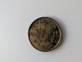 Münze Frankreich 20 Francs 1952