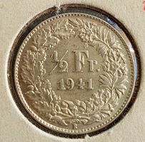 50 Rp.1941 Blatt zuviel über Fr.