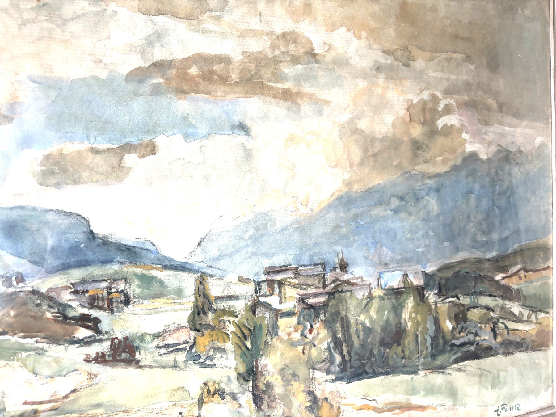 Dipinti: Fascinierte Exklusive Bild von Adolf Funk – Usato da Zürich venduto da Nofelet31 3
