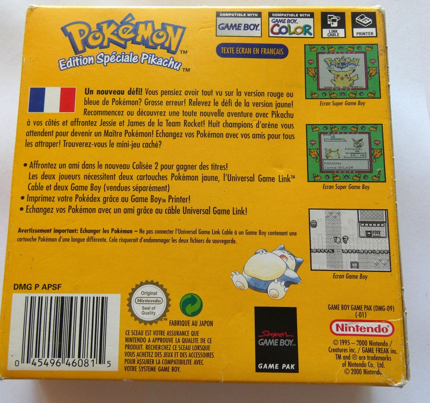 Pokémon Jeux: Nintendo Gameboy - POKEMON Edition Jaune – D'occasion à La Sarraz par classicworldcoins 1