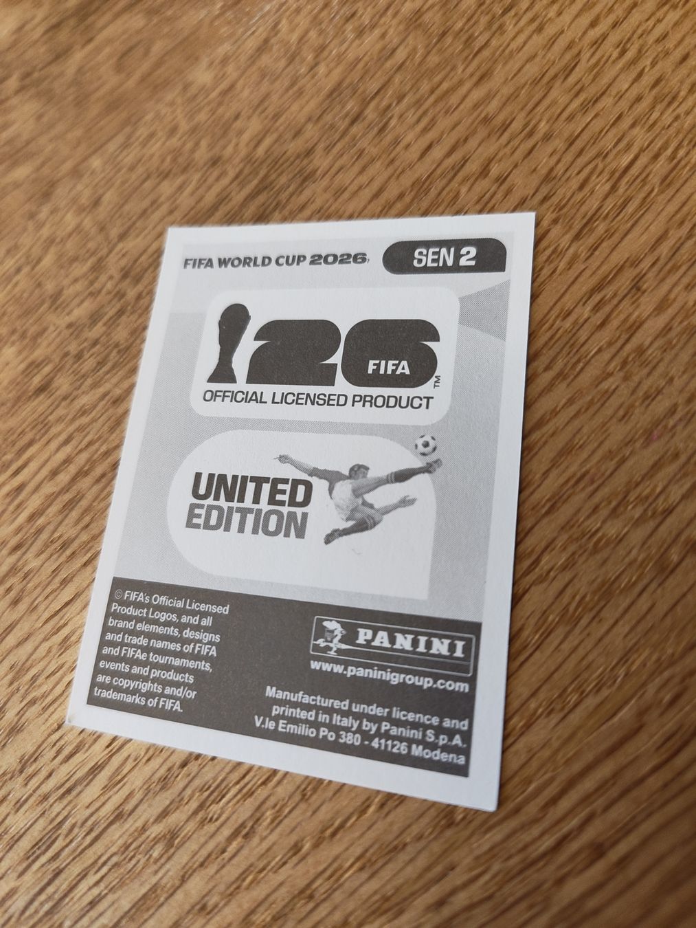Panini Sammelbilder & Trading cards: Panini Wm 2026 Sen 2 – Neu (gemäss Beschreibung) aus Lieli von Maholo 1