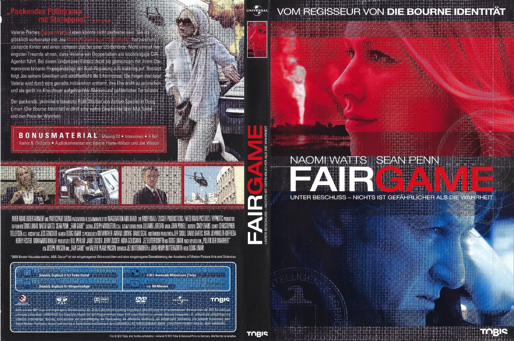 Tutti i DVDs: Fair Game – Usato da Zürich venduto da Cineasten