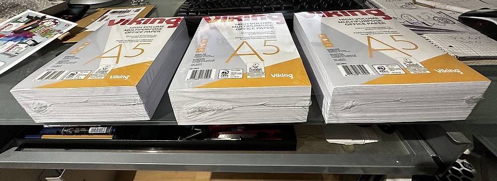 Carta: 3 x A5 Office Papier / 500 Blatt – Usato da Zürich venduto da Capricorn-Vertrieb 1