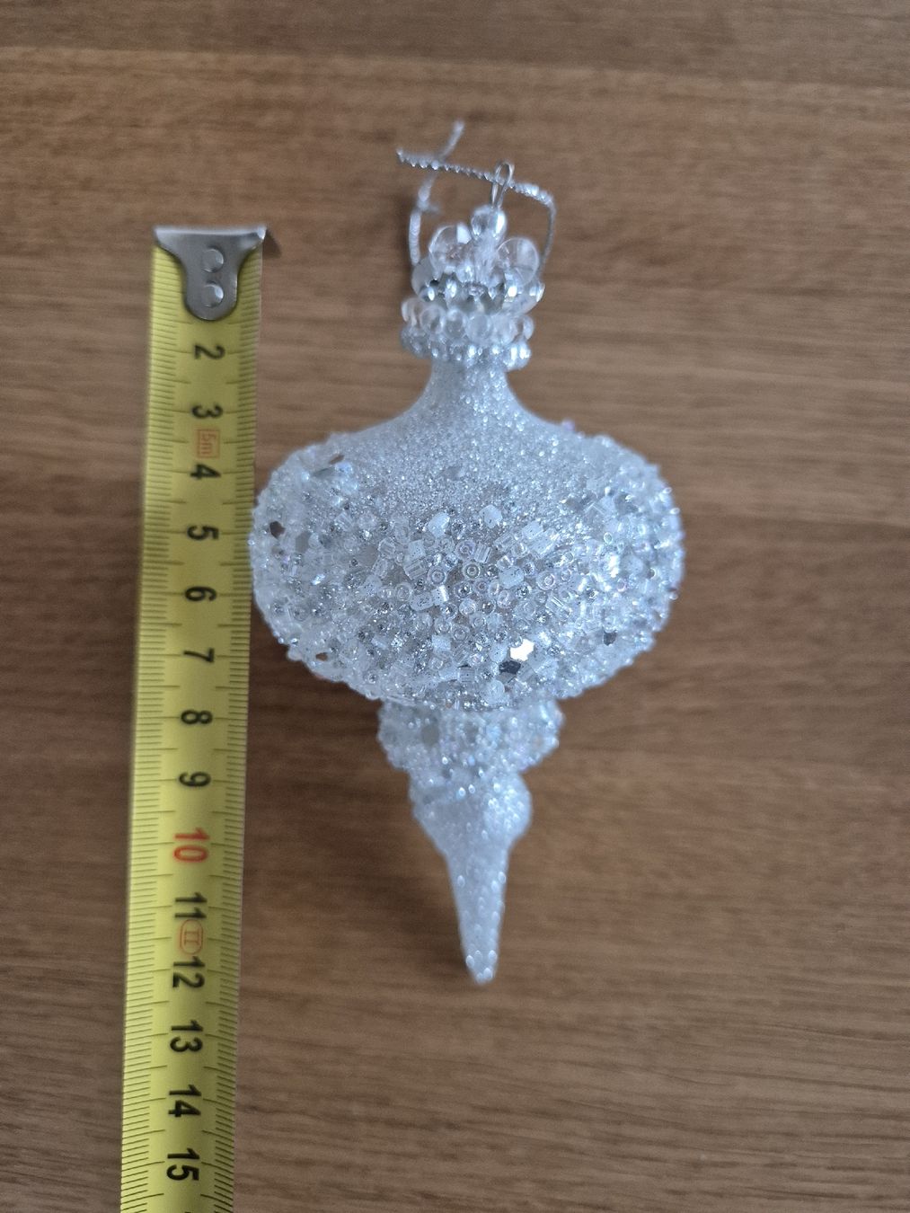 Tutte le decorazioni: Weihnachtsbaumschmuck Christbaumschmuck silber Glitzer – Usato da Bern venduto da miruslav 1