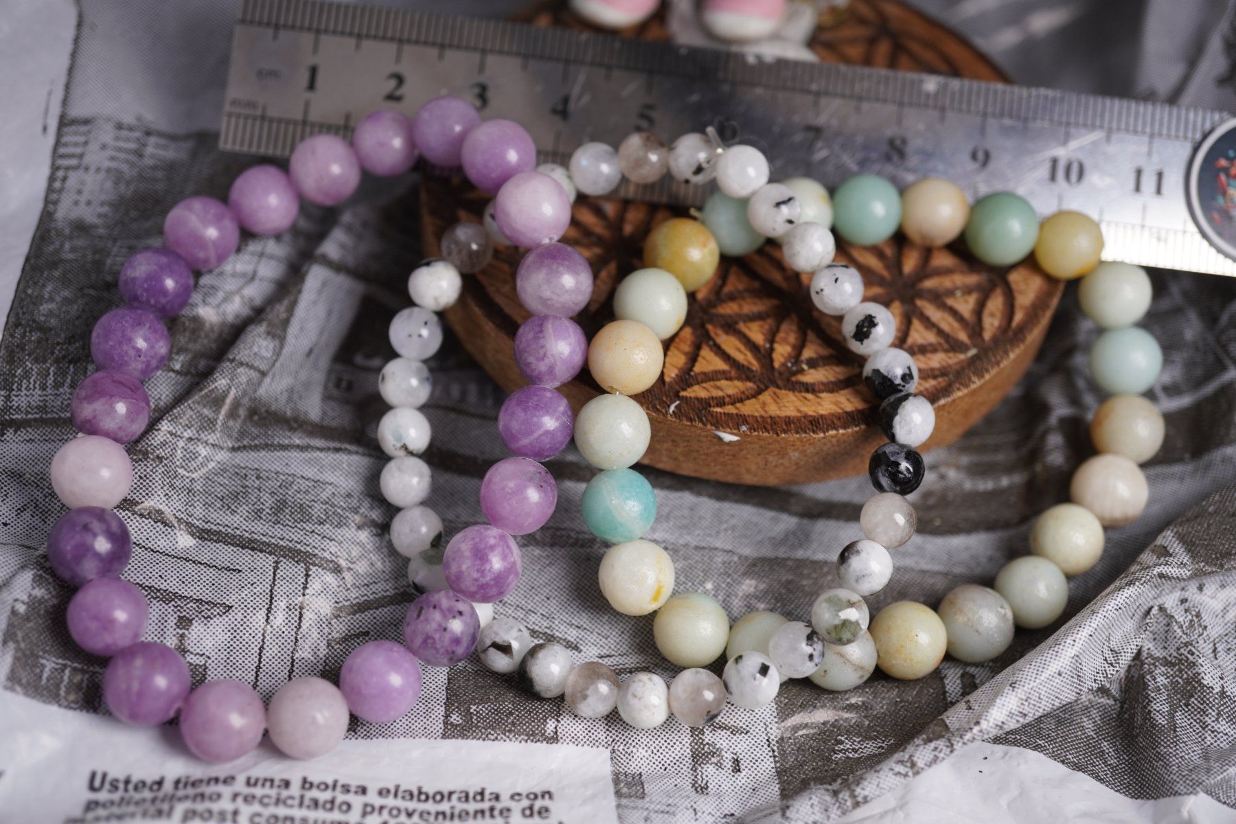 Minerali & Pietre curative: 3 x  Kugel Armbänder    ab 1.-      (Räumung!) – Nuovo e nell'imballaggio originale da Eschenbach SG venduto da topstone